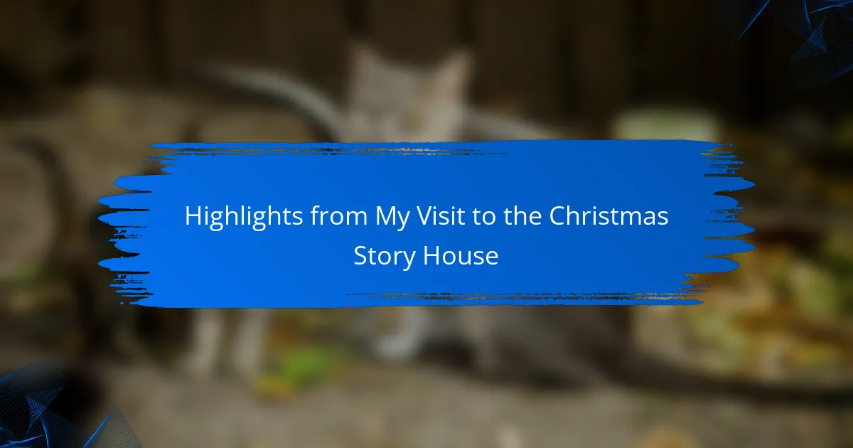 Highlights from My Visit to the Christmas Story House